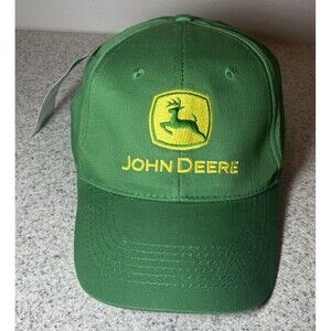 JOHN DEERE Licensed Green Cap / Hat - BRAND NEW - Once Size Fits All